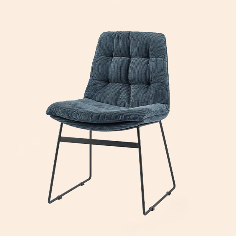 Chaises de salle à manger de style contemporain Fauteuils de cuisine avec pieds en métal