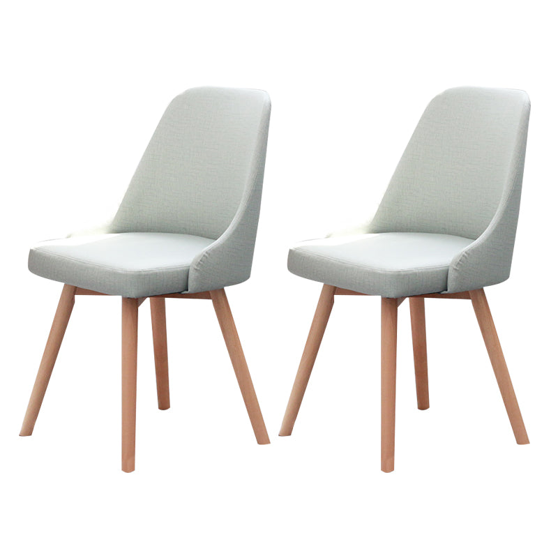 Chaise d'appoint scandinave rembourrée, finition mate, chaise de salle à manger Parsons