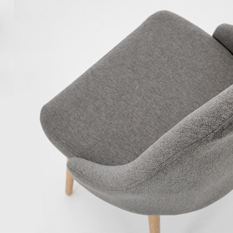 Chaise d'appoint scandinave rembourrée, finition mate, chaise de salle à manger Parsons