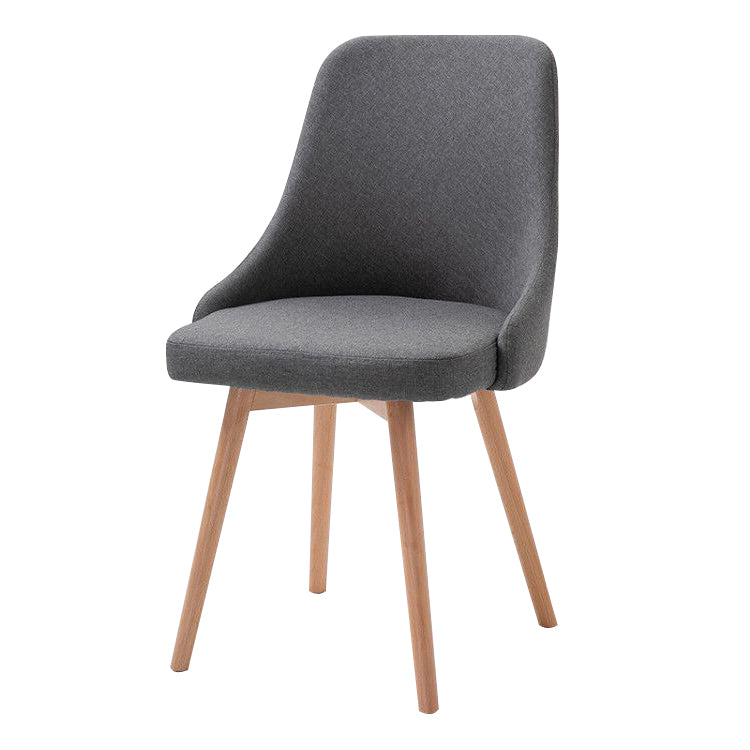 Chaise d'appoint scandinave rembourrée, finition mate, chaise de salle à manger Parsons