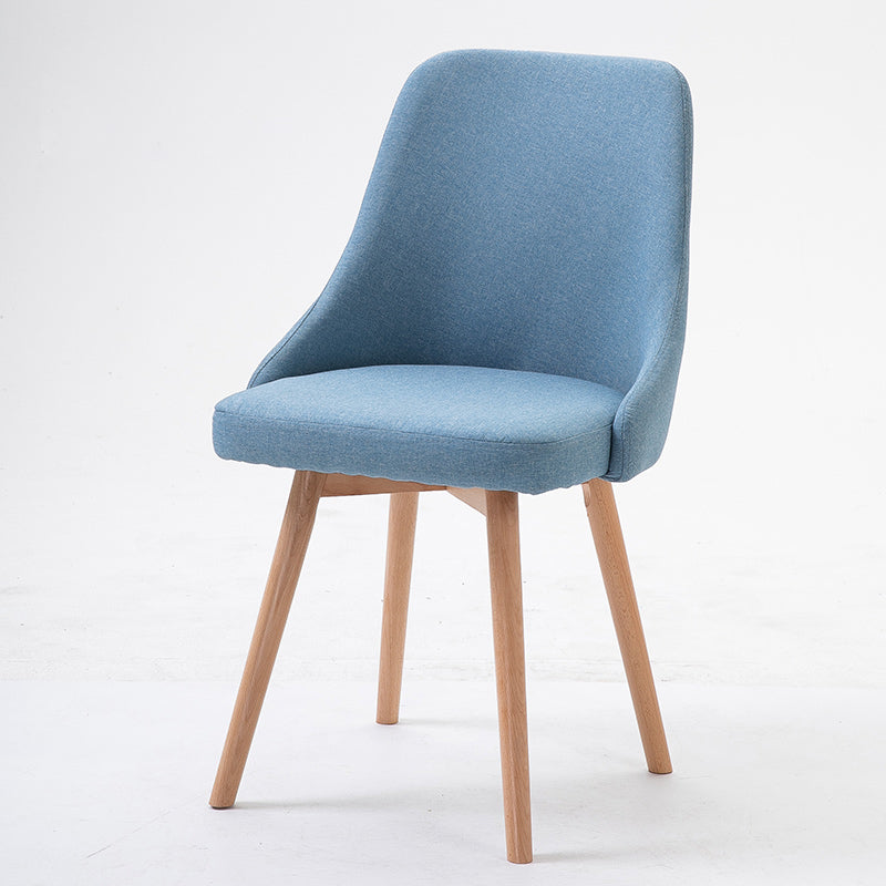 Chaise d'appoint scandinave rembourrée, finition mate, chaise de salle à manger Parsons
