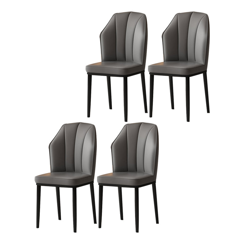 Metal de la cocina del estilo moderno que cena las sillas que cenan la silla lateral sin brazos del Wingback
