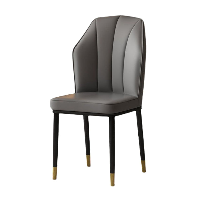 Metal de la cocina del estilo moderno que cena las sillas que cenan la silla lateral sin brazos del Wingback