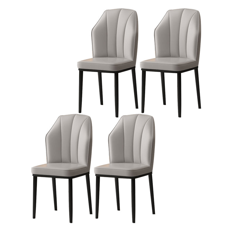 Metal de la cocina del estilo moderno que cena las sillas que cenan la silla lateral sin brazos del Wingback