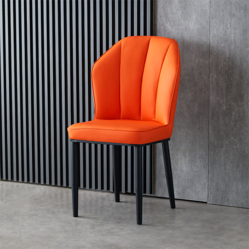 Metal de la cocina del estilo moderno que cena las sillas que cenan la silla lateral sin brazos del Wingback
