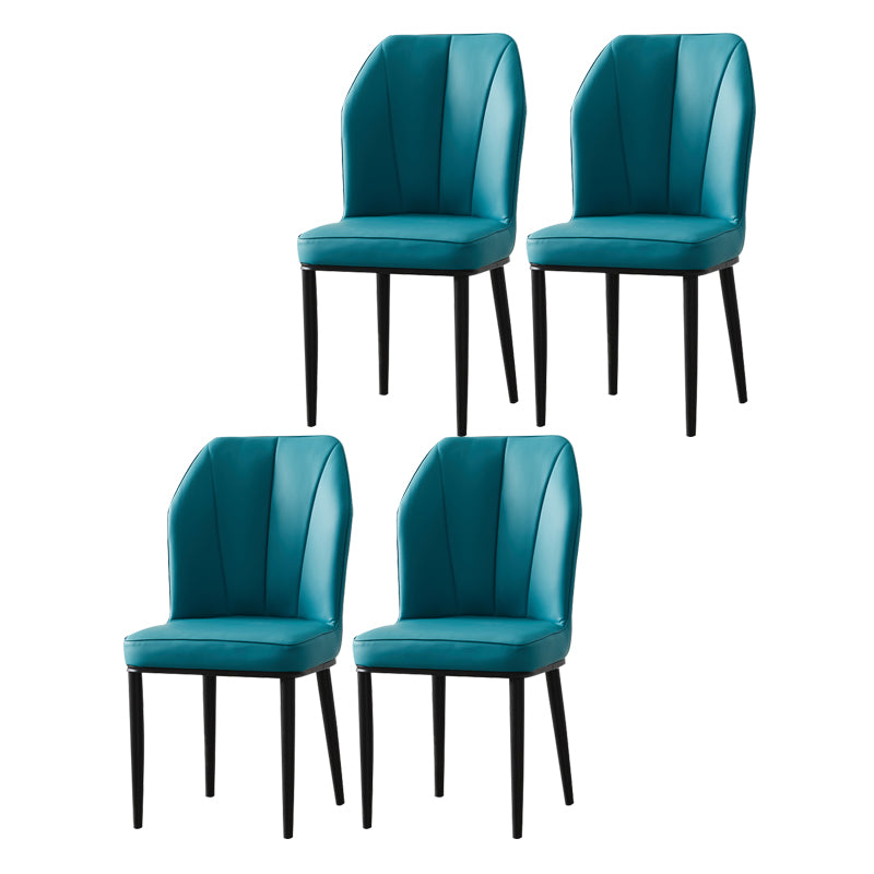 Metal de la cocina del estilo moderno que cena las sillas que cenan la silla lateral sin brazos del Wingback