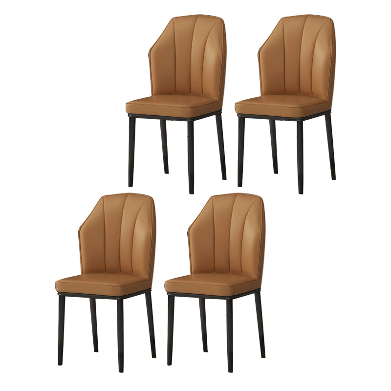 Metal de la cocina del estilo moderno que cena las sillas que cenan la silla lateral sin brazos del Wingback