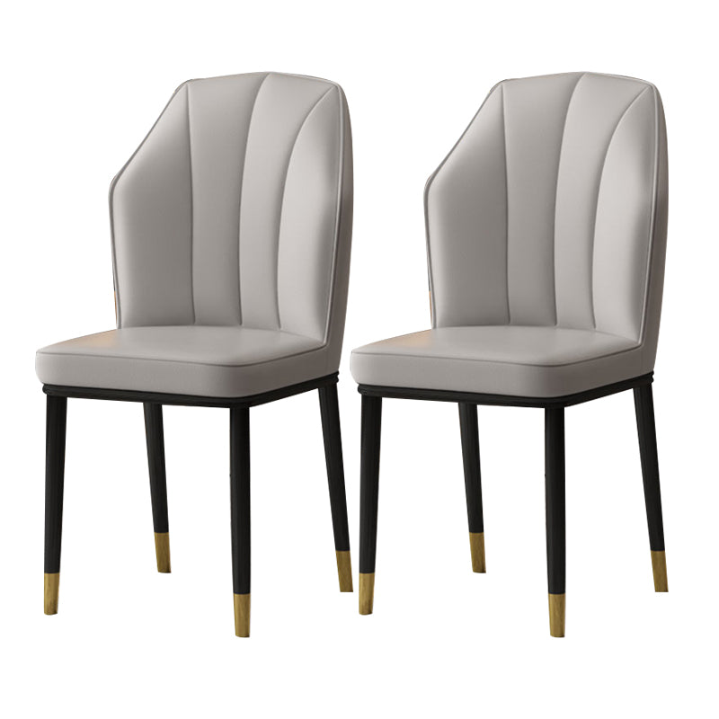 Metal de la cocina del estilo moderno que cena las sillas que cenan la silla lateral sin brazos del Wingback