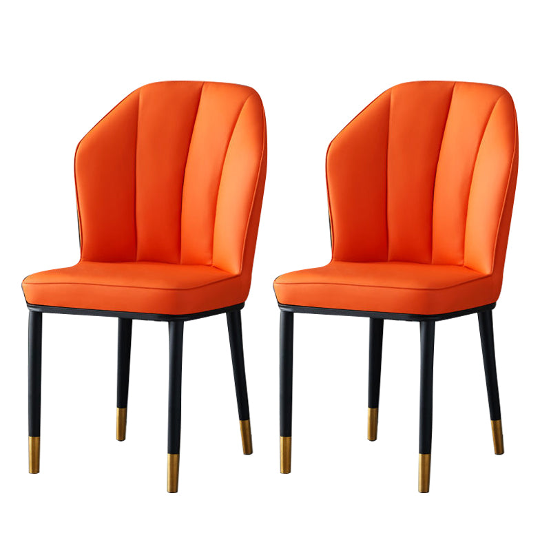 Metal de la cocina del estilo moderno que cena las sillas que cenan la silla lateral sin brazos del Wingback