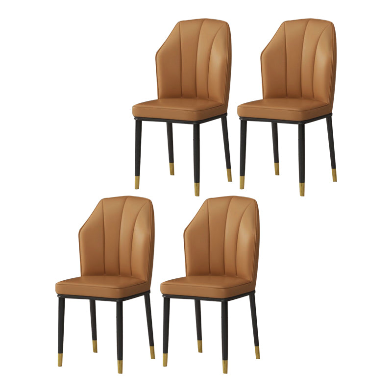 Metal de la cocina del estilo moderno que cena las sillas que cenan la silla lateral sin brazos del Wingback