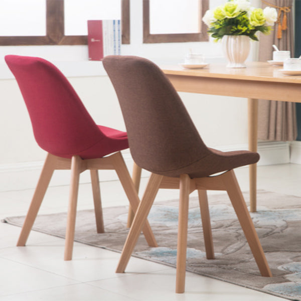 Polsterer skandinavischer Konferenzraum Seitstuhl Matte Finish Parsons Essons Stühle