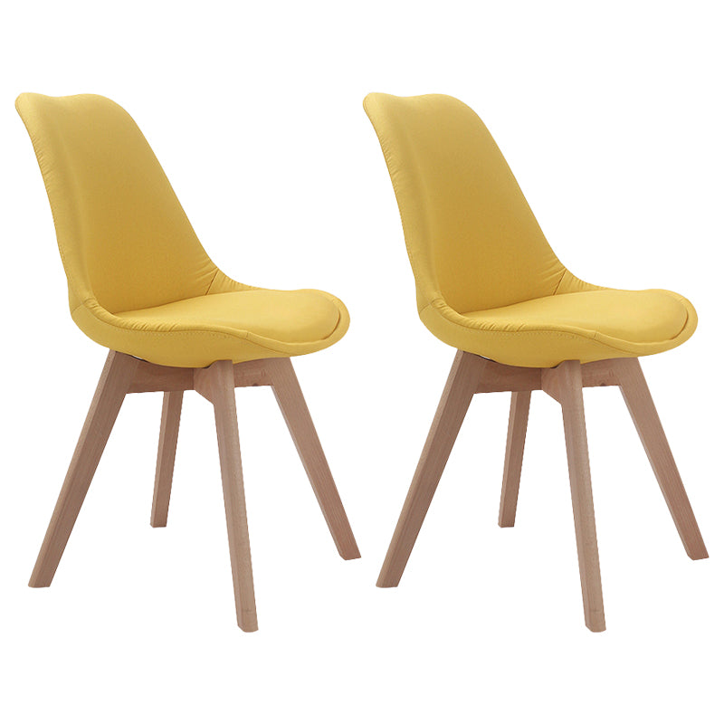 Polsterer skandinavischer Konferenzraum Seitstuhl Matte Finish Parsons Essons Stühle