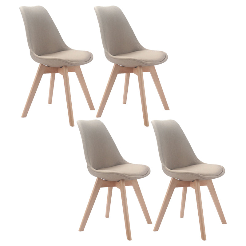 Polsterer skandinavischer Konferenzraum Seitstuhl Matte Finish Parsons Essons Stühle