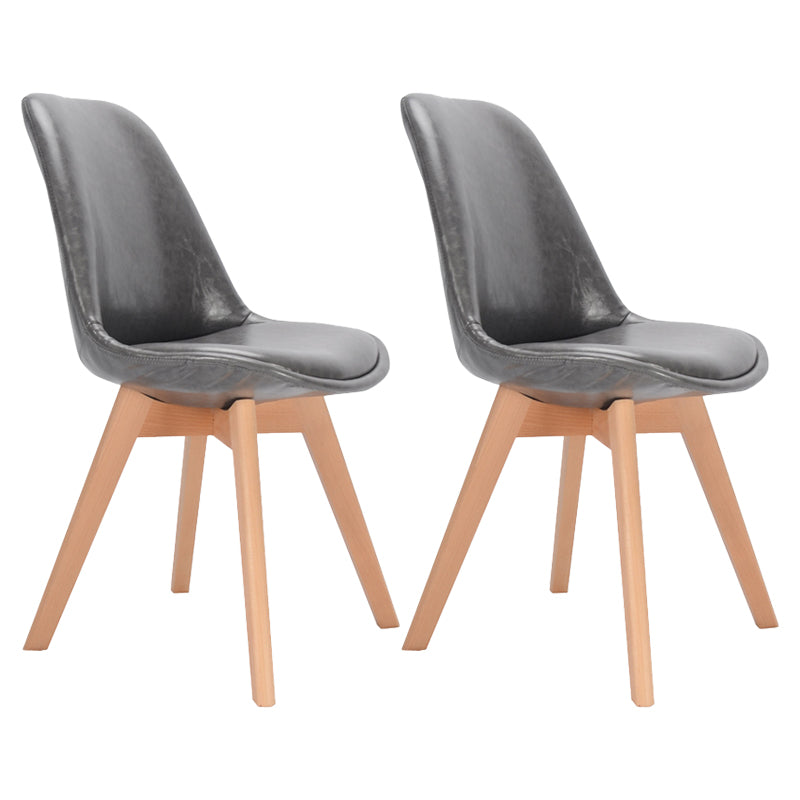 Polsterer skandinavischer Konferenzraum Seitstuhl Matte Finish Parsons Essons Stühle