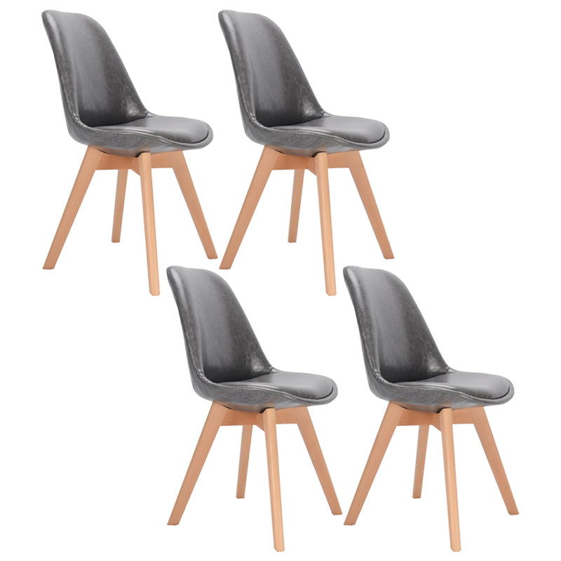 Polsterer skandinavischer Konferenzraum Seitstuhl Matte Finish Parsons Essons Stühle