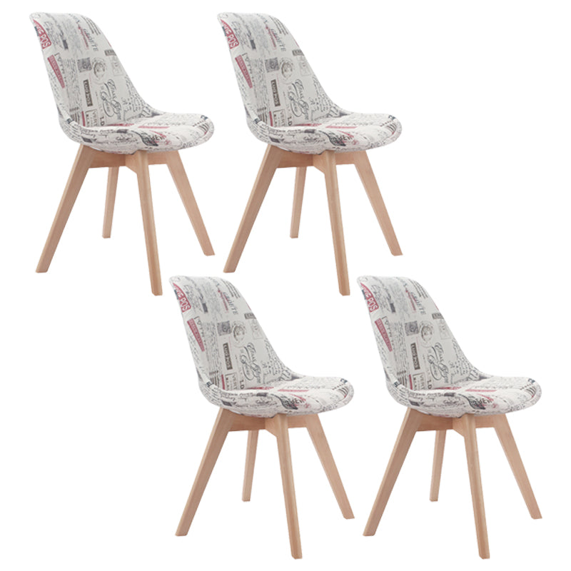 Polsterer skandinavischer Konferenzraum Seitstuhl Matte Finish Parsons Essons Stühle