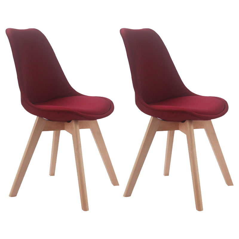 Polsterer skandinavischer Konferenzraum Seitstuhl Matte Finish Parsons Essons Stühle