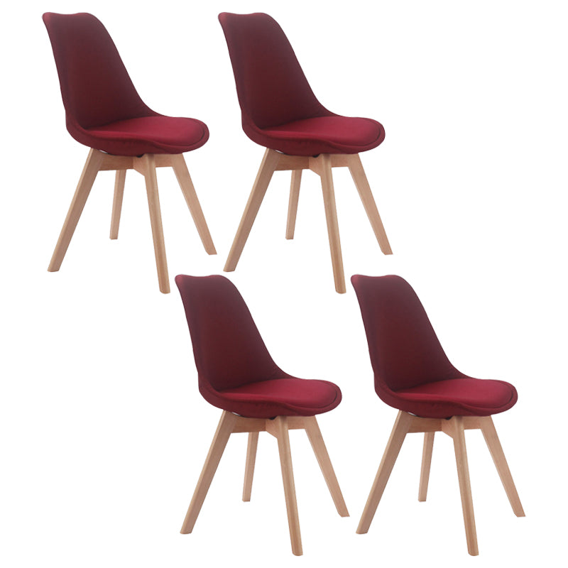 Polsterer skandinavischer Konferenzraum Seitstuhl Matte Finish Parsons Essons Stühle