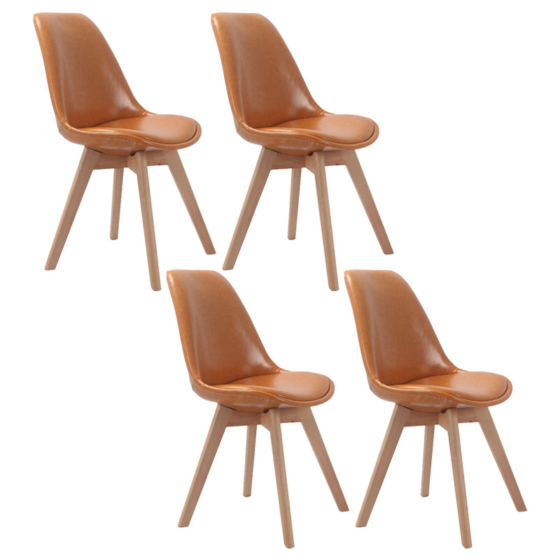 Polsterer skandinavischer Konferenzraum Seitstuhl Matte Finish Parsons Essons Stühle