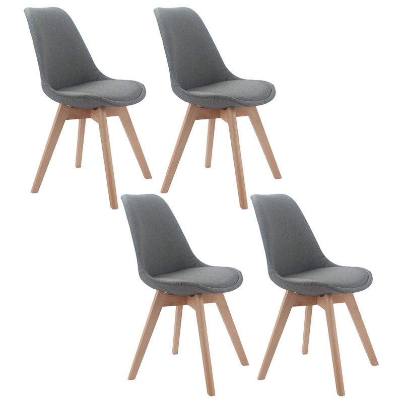Polsterer skandinavischer Konferenzraum Seitstuhl Matte Finish Parsons Essons Stühle