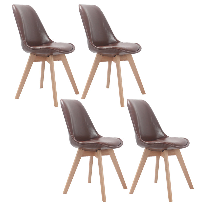 Polsterer skandinavischer Konferenzraum Seitstuhl Matte Finish Parsons Essons Stühle