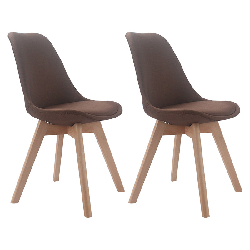 Polsterer skandinavischer Konferenzraum Seitstuhl Matte Finish Parsons Essons Stühle