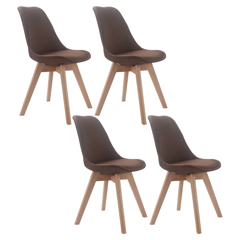 Polsterer skandinavischer Konferenzraum Seitstuhl Matte Finish Parsons Essons Stühle