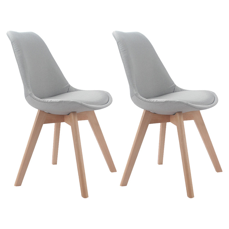 Polsterer skandinavischer Konferenzraum Seitstuhl Matte Finish Parsons Essons Stühle