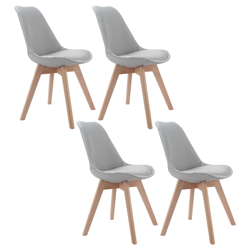 Polsterer skandinavischer Konferenzraum Seitstuhl Matte Finish Parsons Essons Stühle