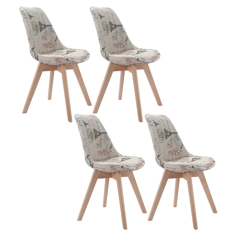 Polsterer skandinavischer Konferenzraum Seitstuhl Matte Finish Parsons Essons Stühle