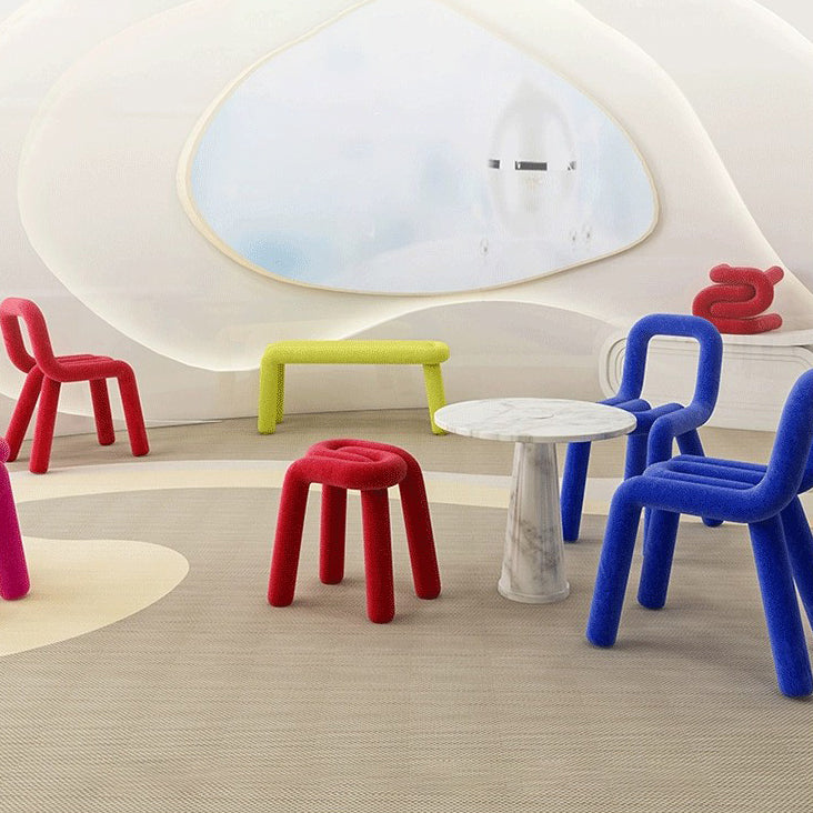 Juego de sillas de terciopelo de estilo moderno, silla de cocina y comedor con parte trasera abierta