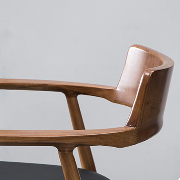 Chaises en bois de frêne de style traditionnel, ensemble de chaises de cuisine et de salle à manger à dossier ouvert