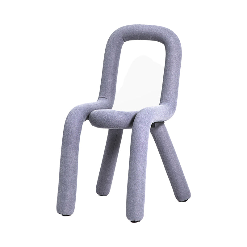 Sillas de terciopelo de estilo moderno, silla de comedor con parte trasera abierta, para cocina
