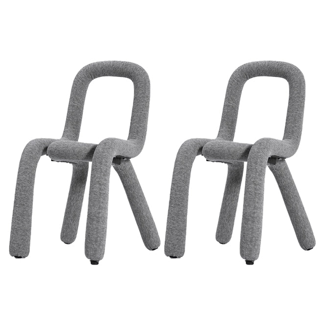 Sillas de terciopelo de estilo moderno, silla de comedor con parte trasera abierta, para cocina
