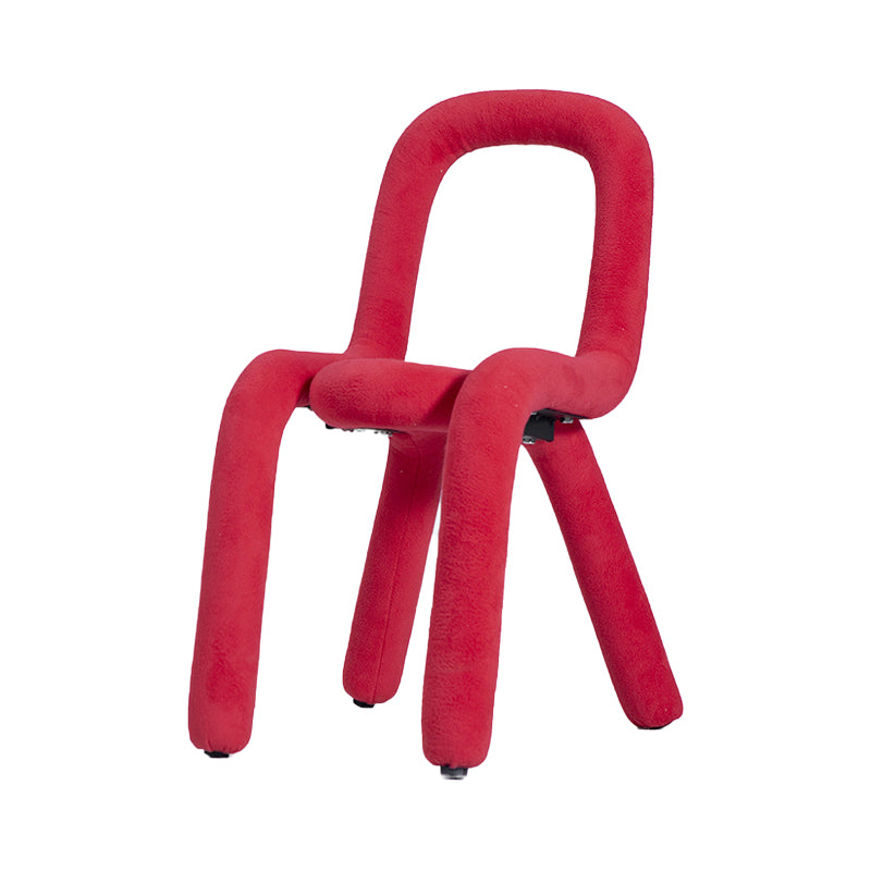 Les chaises de velours de style contemporain ouvrent la chaise arrière latérale de salle à manger de cuisine