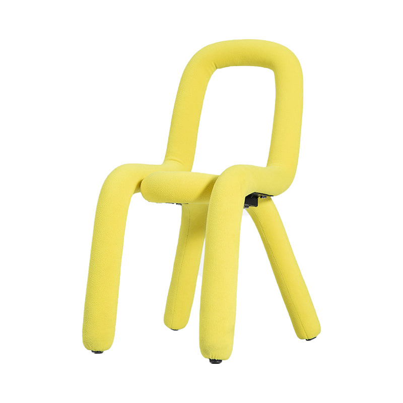 Les chaises de velours de style contemporain ouvrent la chaise arrière latérale de salle à manger de cuisine