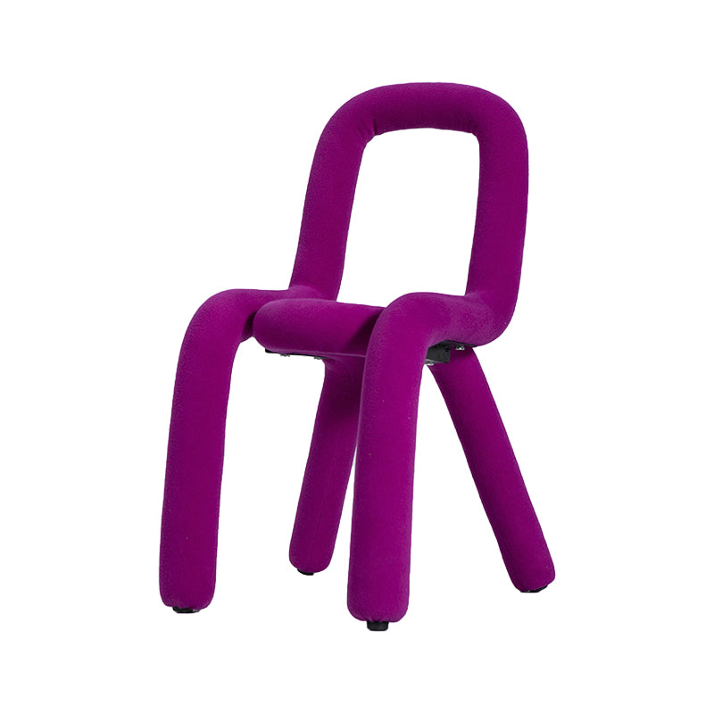 Les chaises de velours de style contemporain ouvrent la chaise arrière latérale de salle à manger de cuisine