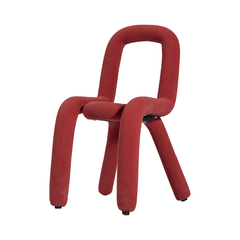 Sillas de terciopelo de estilo moderno, silla de comedor con parte trasera abierta, para cocina