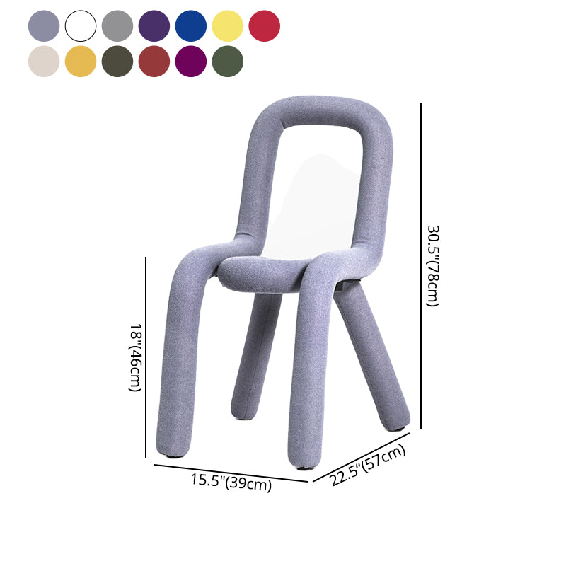 Sillas de terciopelo de estilo moderno, silla de comedor con parte trasera abierta, para cocina