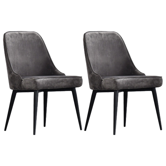 Scandinavische stijl metalen stoelen keuken eetkamer vaste achterzijde stoel set