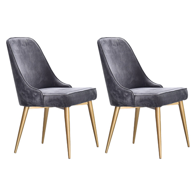 Scandinavische stijl metalen stoelen keuken eetkamer vaste achterzijde stoel set