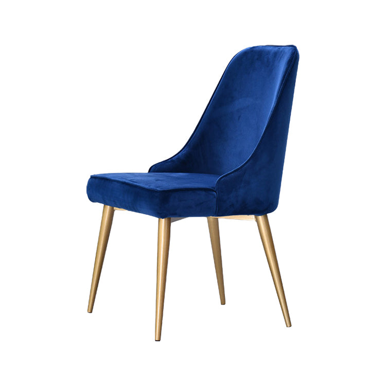 Scandinavische stijl metalen stoelen keuken eetkamer vaste achterzijde stoel set