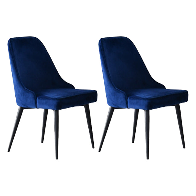 Scandinavische stijl metalen stoelen keuken eetkamer vaste achterzijde stoel set