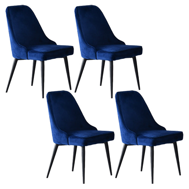 Scandinavische stijl metalen stoelen keuken eetkamer vaste achterzijde stoel set