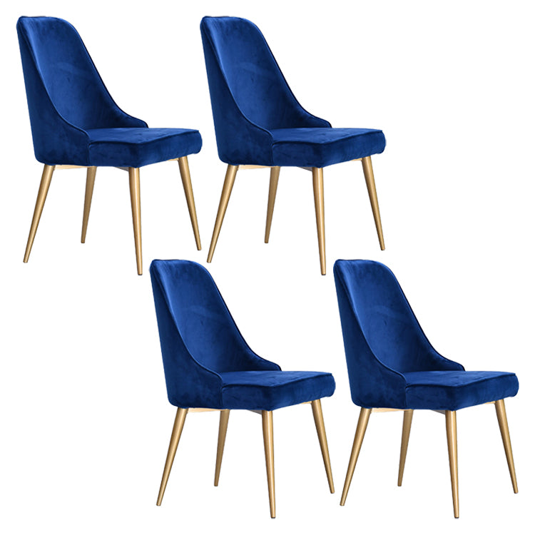Scandinavische stijl metalen stoelen keuken eetkamer vaste achterzijde stoel set