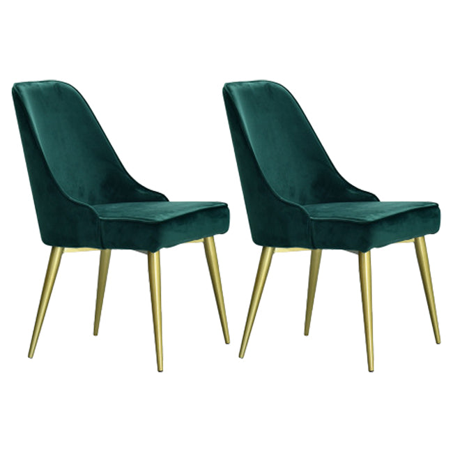 Scandinavische stijl metalen stoelen keuken eetkamer vaste achterzijde stoel set
