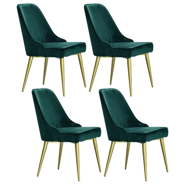 Scandinavische stijl metalen stoelen keuken eetkamer vaste achterzijde stoel set