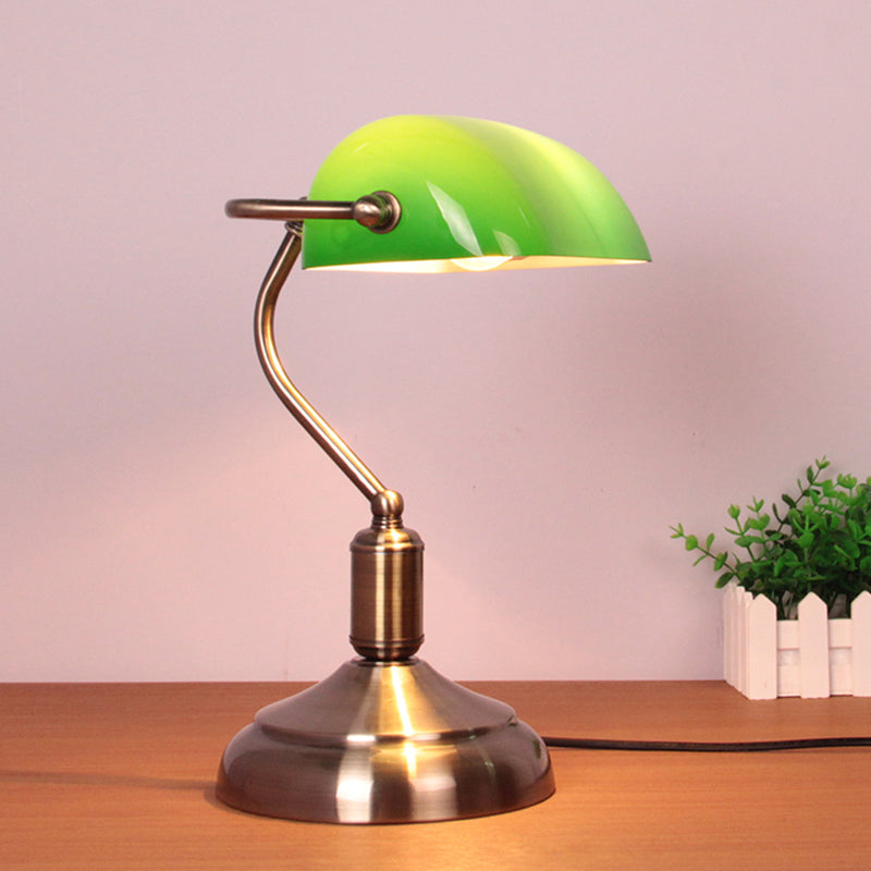 Stile moderno a forma unica da tavolo da tavolo vetro 1 luce da tavolo leggera
