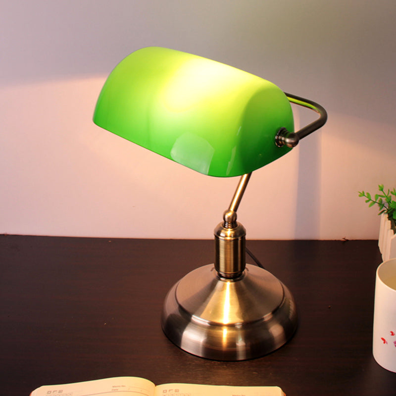 Stile moderno a forma unica da tavolo da tavolo vetro 1 luce da tavolo leggera