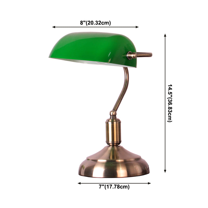 Stile moderno a forma unica da tavolo da tavolo vetro 1 luce da tavolo leggera